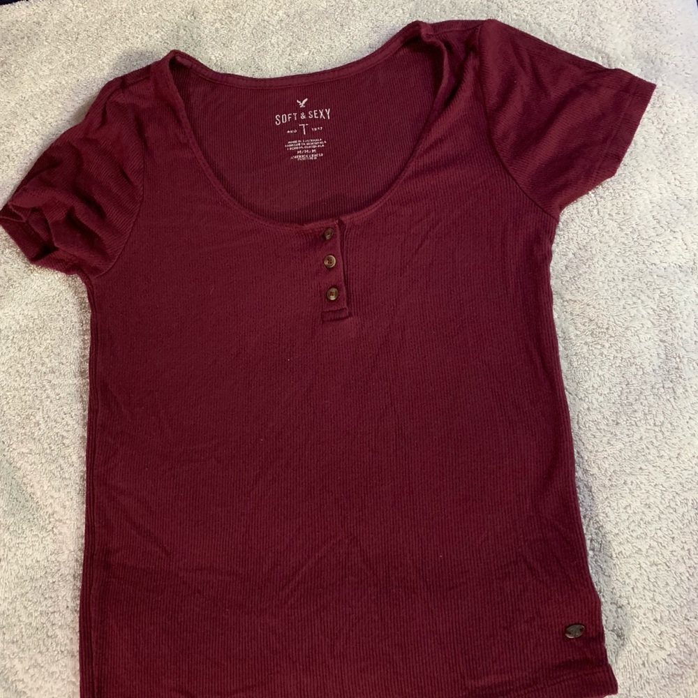 American eagle soft and sexy crop top